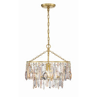 Elsa Chandelier 15'' Antique Gold
