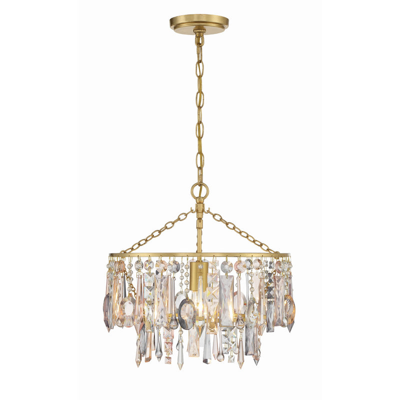Elsa Chandelier 15'' Antique Gold