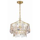 Elsa Chandelier 15'' Antique Gold