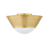 Elsmere Flush Mount - Aged Brass by Hudson Valley