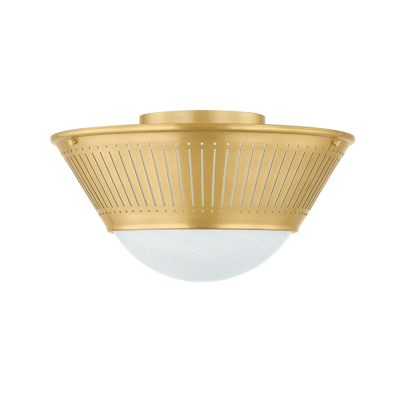 Elsmere Flush Mount - Aged Brass by Hudson Valley
