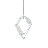 Modern pendant light fixture on a gray background