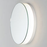 Embosse Round Wall Sconce Polished Chrome By ET2 Side View