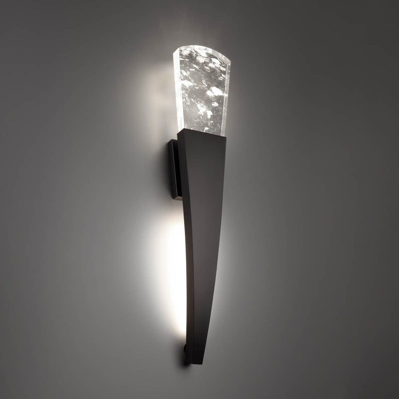 Embrace Wall Sconce Black By Schonbek Lifestyle View