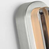 Emera Vanity Light 13 Inch Satin Nickel Detailed View 2