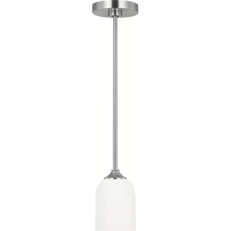 Emile Pendant — Brushed Steel