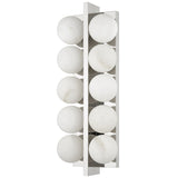 Polished Nickel 10 Lights Emille Vanity Light by Corbett Lighting