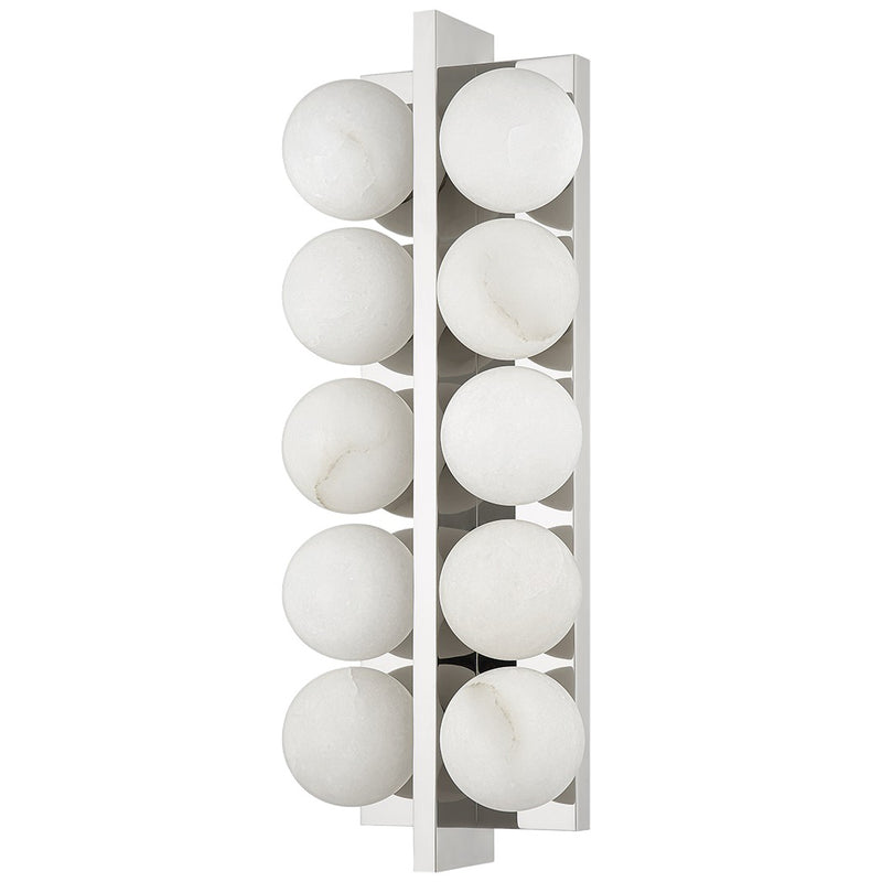 Polished Nickel 10 Lights Emille Vanity Light by Corbett Lighting
