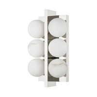 Polished Nickel 6 Lights Emille Vanity Light by Corbett Lighting