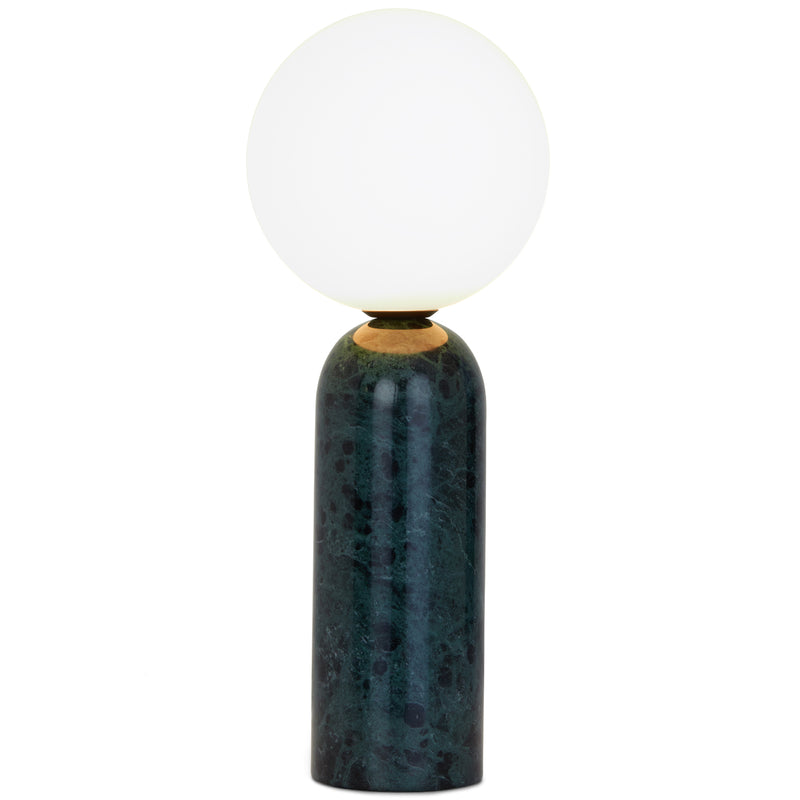 Emma Table Lamp Green Guatemala Marble By Contradi