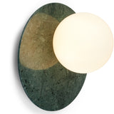 Emma Wall Light Green Guatemala Marble By Contradi - Side View