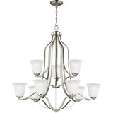 Emmons Chandelier — 35 Inch, Brushed Nickel