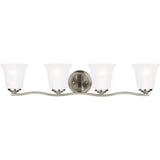 Emmons Vanity Light — 31.88 Inch, Brushed Nickel