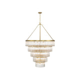 Emory Four-Tier Chandelier 48'' Modern Gold