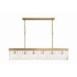 Emory Linear Chandelier 49'' Modern Gold
