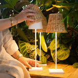 Empire Seagrass Woven Lampshade by Zafferano, lifestyle view 3