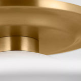 Endicott Flush Mount Burnished Brass By Visual Comfort Detailed View 1