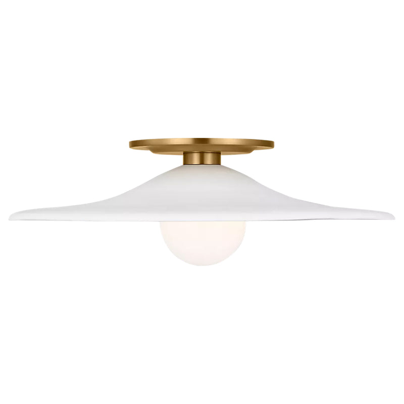 Endicott Flush Mount Burnished Brass By Visual Comfort Main View 2