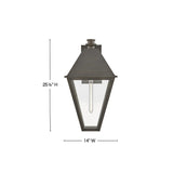 Endsley Wall Mount Lantern (Wide)