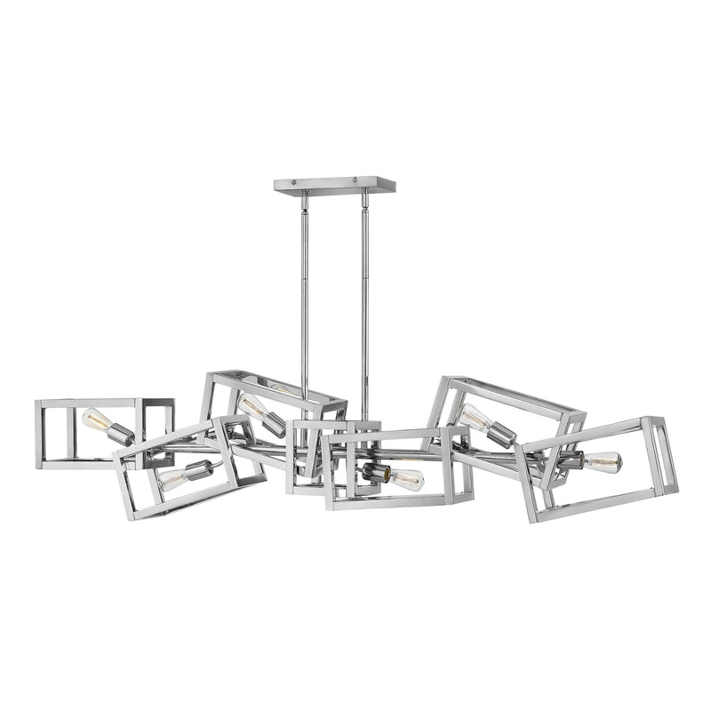 Ensemble Large Six Light Linear - Polished Nickel - by Fredrick Ramond