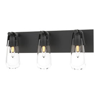 Eos Vanity Light 3 Light in Black by Hubbardton Forge