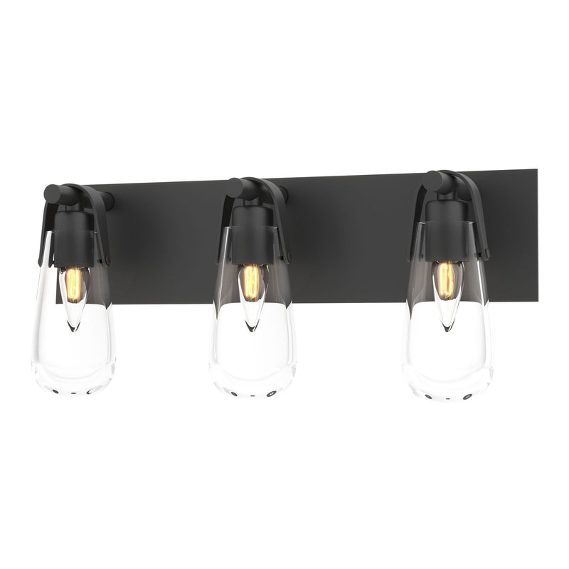 Eos Vanity Light 3 Light in Black by Hubbardton Forge