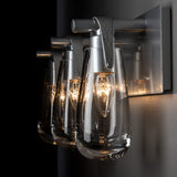 Eos Vanity Light 3 Light detail in Sterling, by Hubbardton Forge
