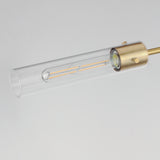 Equilibrium Linear Suspension Natural Aged Brass by Maxim Lighting