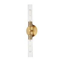 Equilibrium Wall Sconce Natural Aged Brass by Maxim Lighting