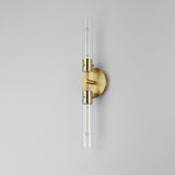 Equilibrium Wall Sconce Natural Aged Brass by Maxim Lighting