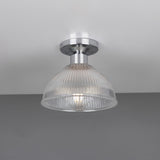Erbil Prismatic Flush Ceiling Fitting - Polished Chrome