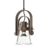 Erlenmeyer Arch Mini Pendant in Bronze by Hubbardton Forge