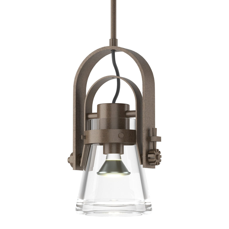 Erlenmeyer Arch Mini Pendant in Bronze by Hubbardton Forge