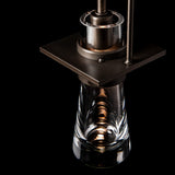Erlenmeyer Mini Pendant Large detail in Dark Smoke, by Hubbardton Forge