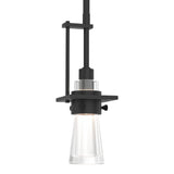 Erlenmeyer Mini Pendant Small in Black by Hubbardton Forge