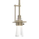 Erlenmeyer Mini Pendant Small in Soft Gold by Hubbardton Forge