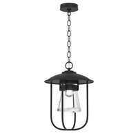Erlenmeyer Outdoor Pendant in Coastal Black by Hubbardton Forge