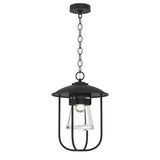 Erlenmeyer Outdoor Pendant in Coastal Black by Hubbardton Forge