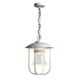 Erlenmeyer Outdoor Pendant in Coastal White by Hubbardton Forge