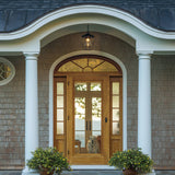 Erlenmeyer Outdoor Pendant lifestyle view by Hubbardton Forge