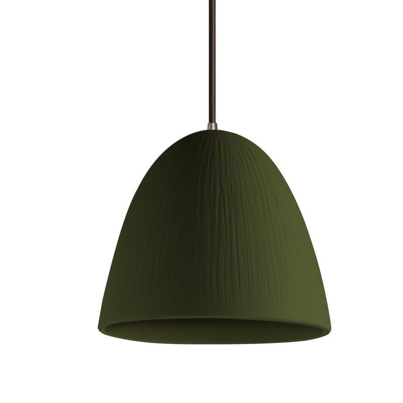 Eros Pendant Light By Geo Contemporary, Color: Military Green