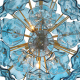 Esme 9 Light Pendant Blue By Crystorama  - Detailed View