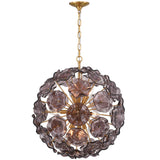 Esme 9 Light Pendant Smoke By Crystorama - Front View1