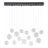 Espardello Linear Suspension by Eglo - detail view