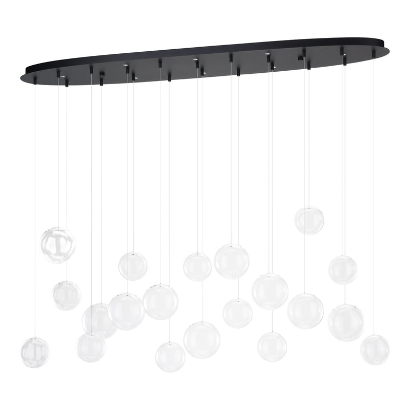 Espardello Oval Linear Suspension by Eglo