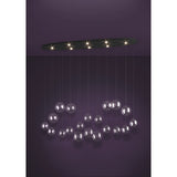 Espardello Oval Linear Suspension by Eglo - lifestyle room setting