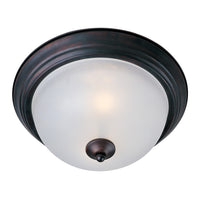 Essentials 12" Flush Mount Oil Rubbed Bronze by Maxim Lighting