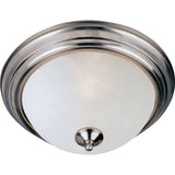 Essentials 16" Flush Mount Satin Nickel by Maxim Lighting