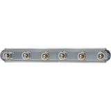 Essentials 48" Racetrack Vanity Light Satin Nickel by Maxim Lighting