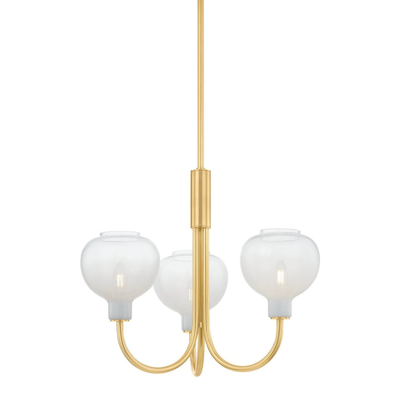 Estelle Chandelier - Aged Brass